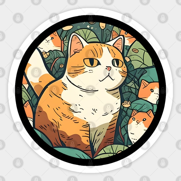 I Need All These Cats Cat Owner Cats - Funny Cats Sticker by Ray E Scruggs